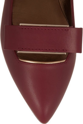 Lanvin Leather point-toe flats