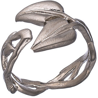 Agrigento Designs Double Leaf Open Ring