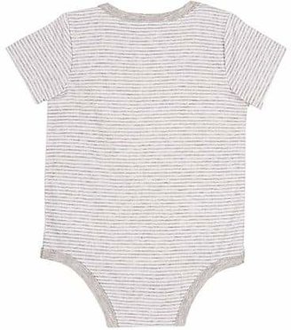 Barneys New York Infants' Striped Bodysuit - Gray