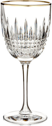 Waterford Lismore Diamond Gold Wine Glass