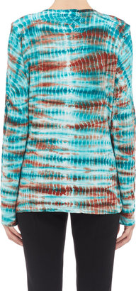 Proenza Schouler Tie-Dye Slub Long-Sleeve T-shirt