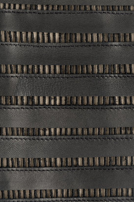 Jitrois Cut-Out Leather Mini
