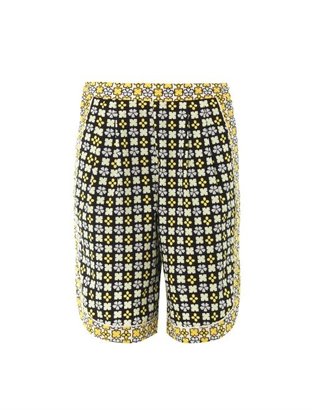 See by Chloe Geometric floral shorts