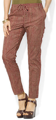 Lauren Ralph Lauren Petite Striped Straight Pants