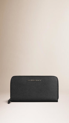 Burberry Leather Ziparound Wallet