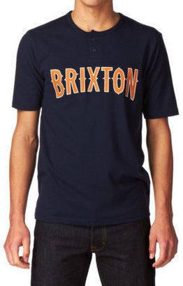 Brixton Benson  Mens  T-Shirt - Navy