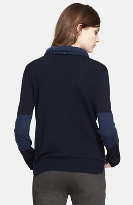 Belstaff 'Rickie' Zip Detail Wool Blend Sweater