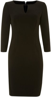 Adrianna Papell Shift Dress With Metal Tab