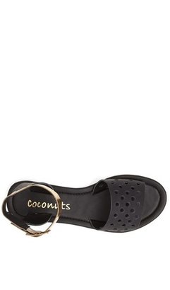 Coconuts by Matisse Matisse 'All About' Perforated Leather Flat Sandal