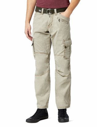Timezone Men's BenitoTZ Cargo Pants incl. Belt Trousers