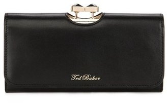Ted Baker 'Bow' Leather Matinee Wallet