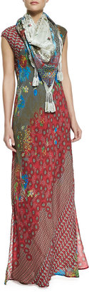Johnny Was Collection Saydie Printed Maxi Dress