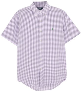 Polo Ralph Lauren Purple gingham cotton shirt