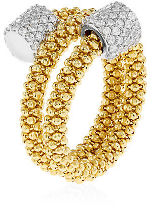 Links of London Star Dust Gold Bead Wrap Ring