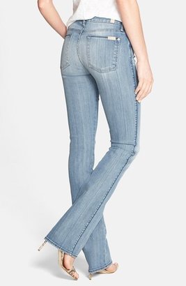 7 For All Mankind Skinny Bootcut Jeans (Faded Blue)