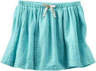 Osh Kosh Oshkosh Turquoise Woven Skirt - Girls 2t-4t