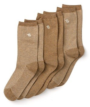 Ralph Lauren Ralph Tweed Trouser Socks, Set of 3