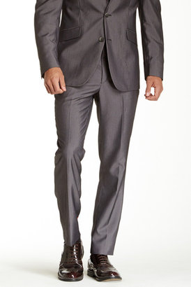 Kenneth Cole New York Grey Stripe Component Pant