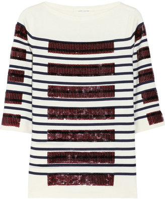 Marc Jacobs Sequin-embellished cotton-blend sweater