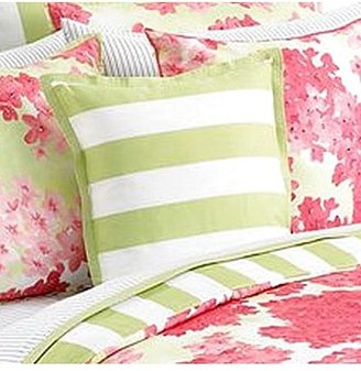Tommy Hilfiger Cape Cod Stripe 18\" Square Decorative Pillow