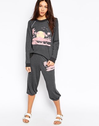Wildfox Couture Pink Island Jumper