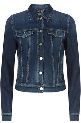 Armani Jeans Embellished Denim Jacket