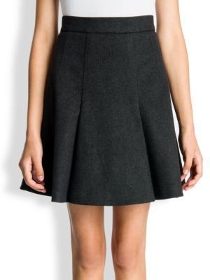 Dolce & Gabbana Wool Cashmere Pleated Skirt