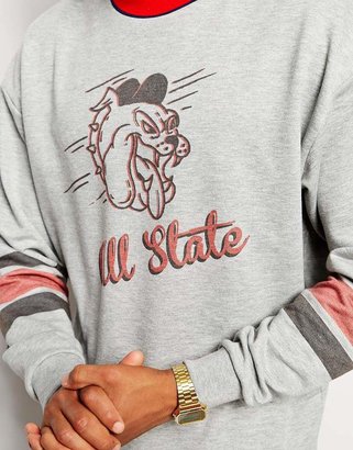 ASOS Oversized Sweatshirt With All State Print