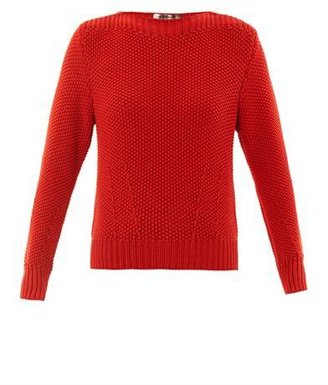 Sportmax SWEATERS CHUNKY SWEATER WITH Z Red