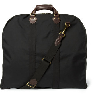 J.Crew Leather and Canvas Garment Bag