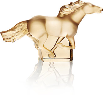 Lalique Kazak Horse Sculpture - Gold