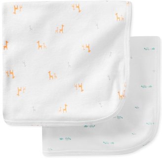 Carter's Baby Boys' or Baby Girls' 2-Pack Swaddle Blankets