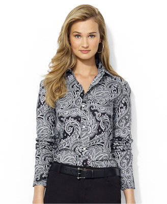 Lauren Ralph Lauren Long-Sleeve Paisley Dress Shirt