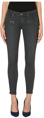 Paige Denim Jane zip-detail ultra-skinny mid-rise jeans
