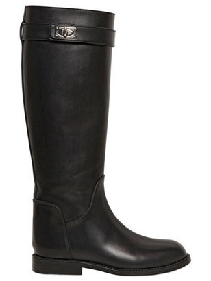 Givenchy 20mm Rita Shark Lock Leather Boots