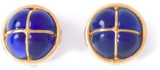 Chanel Vintage 'Matelasse' earrings