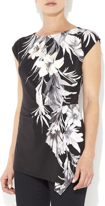 Wallis Flower Placement Rouche Side Top