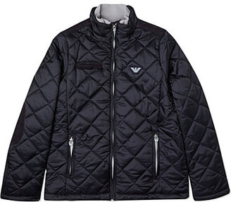 Armani Junior Core quilted jacket 10-16 years