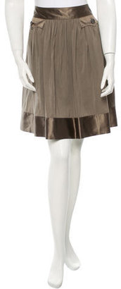Burberry Silk Skirt w/ Tags