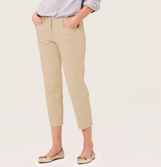 LOFT Stretch Cotton Cropped Pants in Marisa Fit