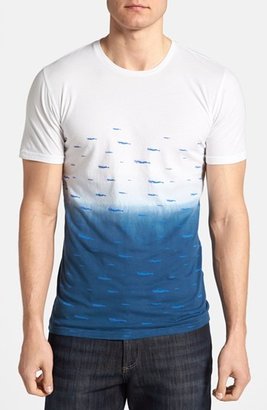 Altru 'Whale' Dip Dye Print T-Shirt