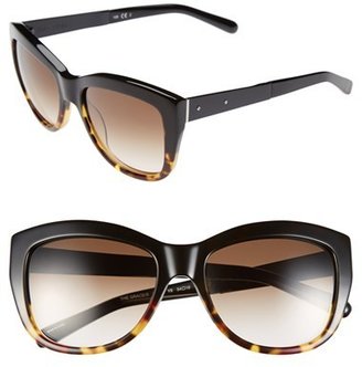 Bobbi Brown Women's 'The Graces' 54Mm Cat Eye Sunglasses - Black/ Tortoise Fade