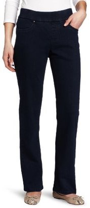 Lee Women's Natural Fit Pull-on Barely Bootcut Jeans
