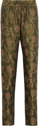Faith Connexion Camouflage-print woven tapered pants