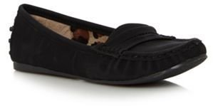 Call it SPRING Black 'Cherravia' stitch loafers