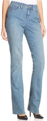 Style&Co. Curvy-Fit Modern Bootcut Jeans, Sea Glass Wash