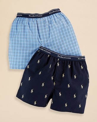 Ralph Lauren Underwear Boys' Woven Boxers - Sizes XS-XL