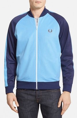 Fred Perry 'Retro Bomber Tricot' Extra Trim Fit Track Jacket