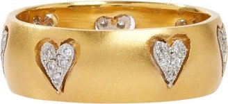 Cathy Waterman Women's Floating Hearts Band-Colorless