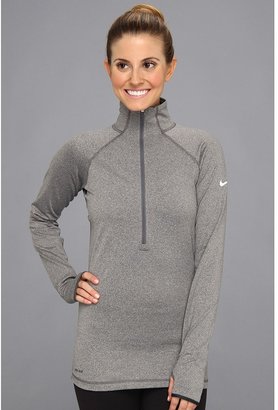 Nike Pro Hyperwarm 1/2 Tipped Zip Women's Long Sleeve Pullover